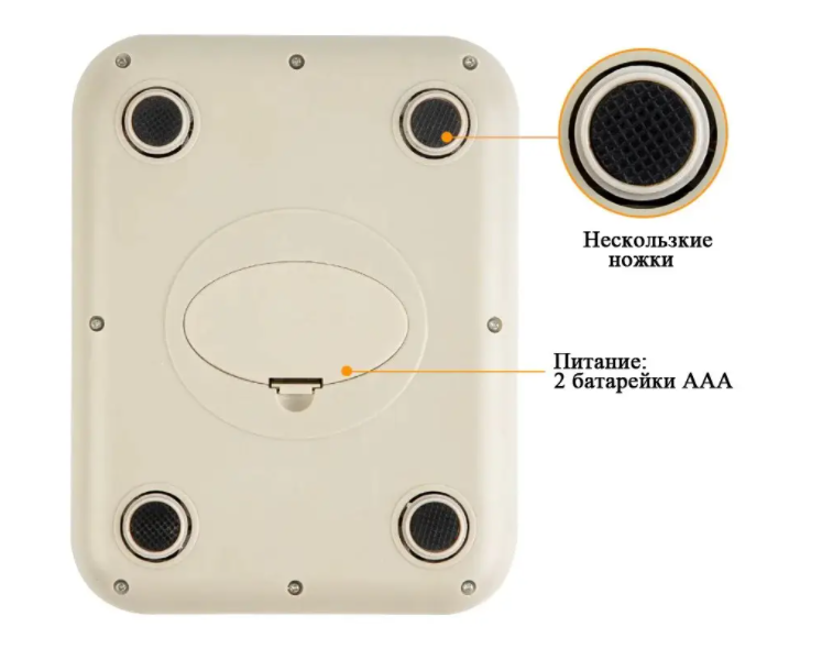 Електронні кухонні ваги з LCD-дисплеєм і металевою платформою Kitchen scale, 5000 г - мініатюра 4
