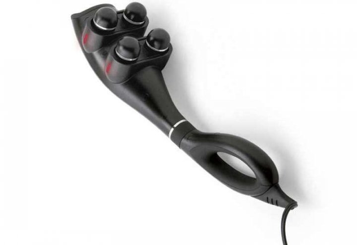 Ручний вібраційний мультимасажер Quad Action 12 в 1 для тіла, 28 Вт - мініатюра 2