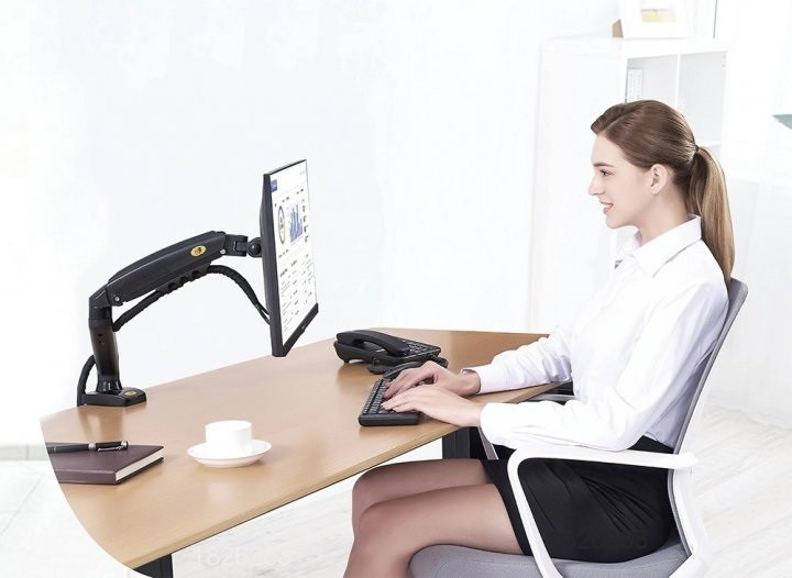 Настільне кріплення – кронштейн для монітора North Bayou F80, 17-27” - мініатюра 2