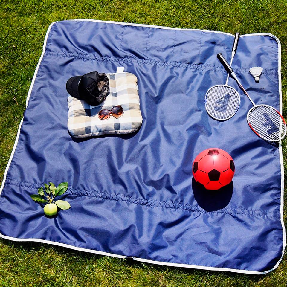 Розкладна сумка - килимок 2 в 1 Lazy Bones Bag Багатофункціональна сумка-підстилка для пікніка - мініатюра 4