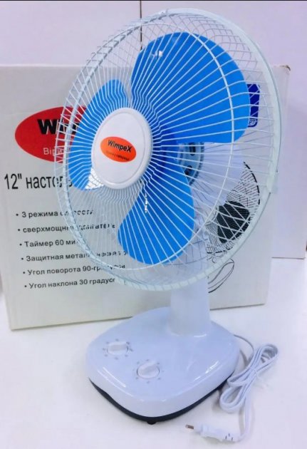 Настільний вентилятор WIMPEX WX-1203, 30 см - мініатюра 3