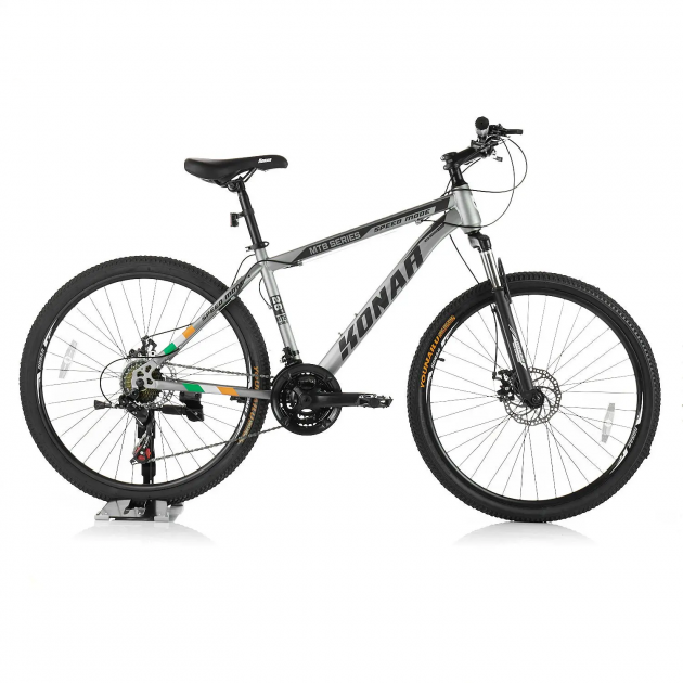 Велосипед гірський Konar KS-26″17 сталевий Сірий / Червоний / Чорний - мініатюра 3