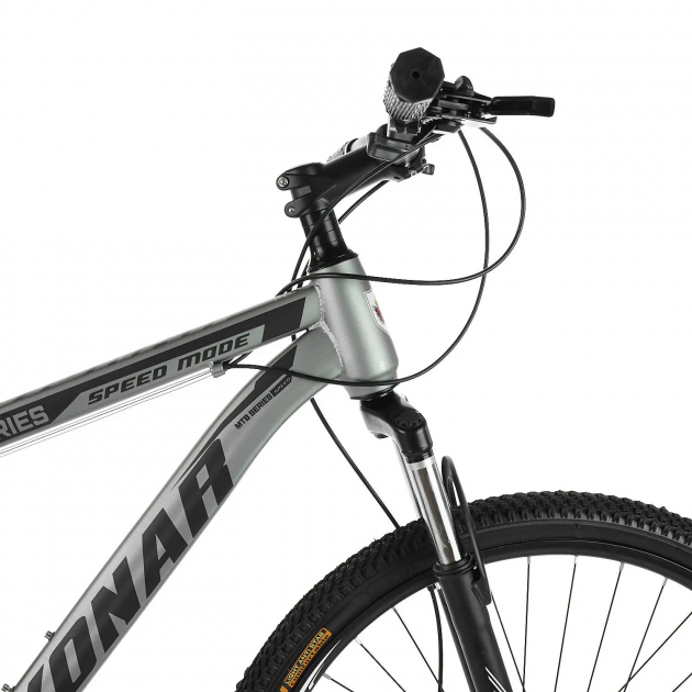 Велосипед гірський Konar KS-26″17 сталевий Сірий / Червоний / Чорний - мініатюра 5