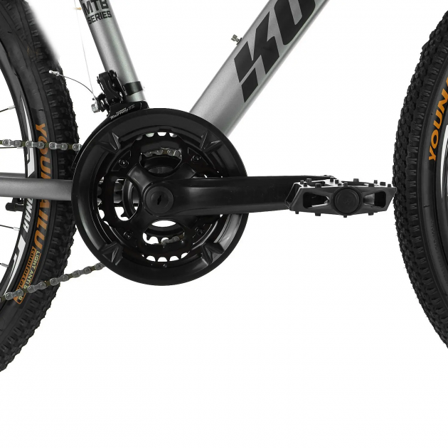 Велосипед гірський Konar KS-26″17 сталевий Сірий / Червоний / Чорний - мініатюра 6