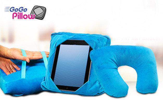 Подушка Go Go Pillow дорожня з тримачем для планшета 3 в 1 - мініатюра 3