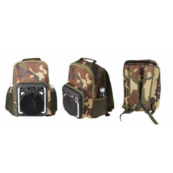 Туристичний міський рюкзак – бумбокс Оutdoor Backpack Speakers із вбудованою колонкою ∙ FM радіо ∙ USB ∙ Bluetooth - мініатюра 2