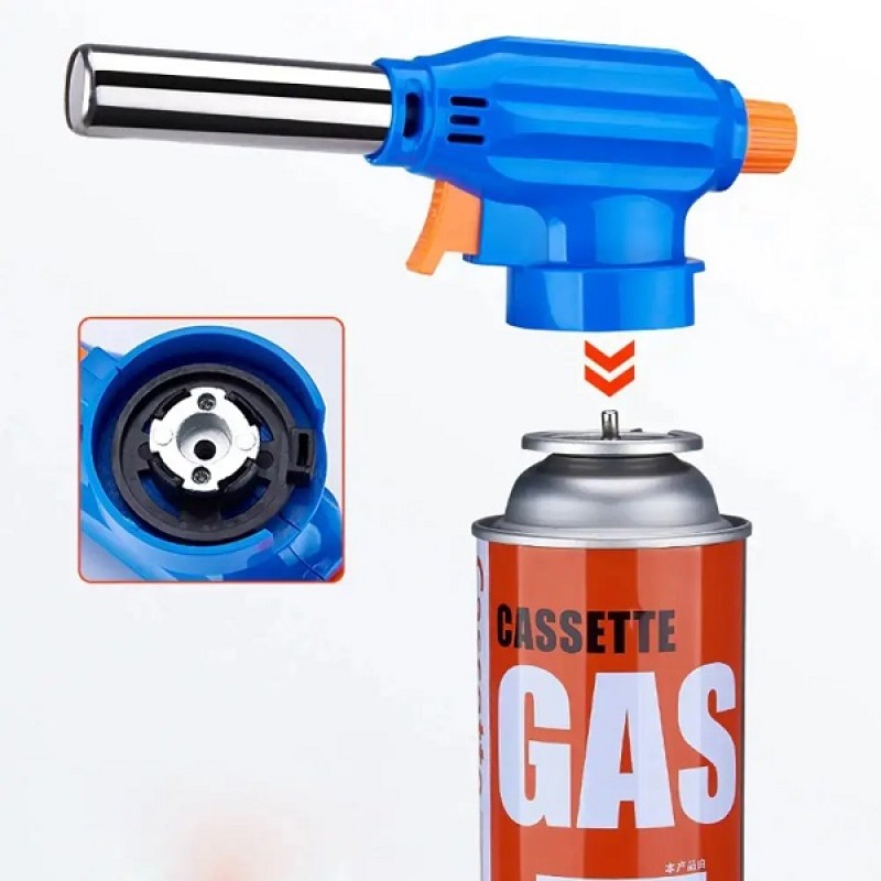 Портативний газовий пальник SF-129/SF-158 на цанговий балон з п'єзопідпалом - мініатюра 2