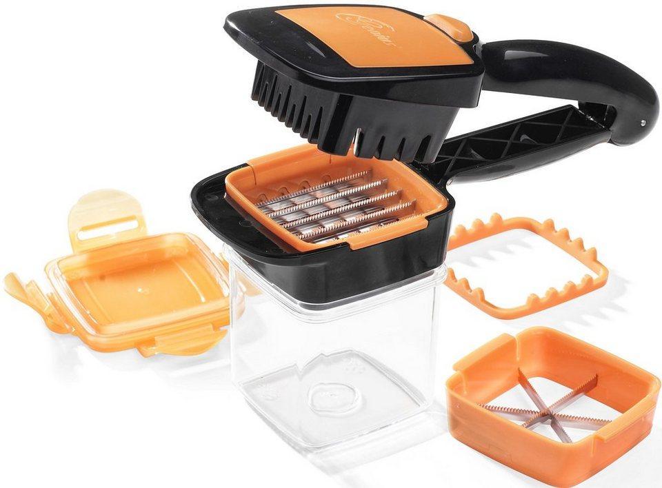 Nicer Dicer Quick Набір для швидкого нарізання 5 в 1 з контейнером ∙ Овочерізка ∙ Яйцерізка ∙ Шинківка Найсер-Дайсер - мініатюра 2