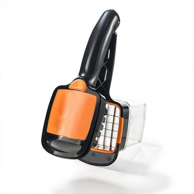 Nicer Dicer Quick Набір для швидкого нарізання 5 в 1 з контейнером ∙ Овочерізка ∙ Яйцерізка ∙ Шинківка Найсер-Дайсер - мініатюра 4