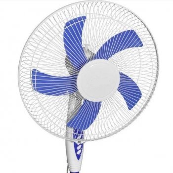 Побутовий вентилятор FAN FS-1620 для дому та офісу ∙ 5 лопатей ∙ Регулювання висоти ∙ Автоповорот - мініатюра 2