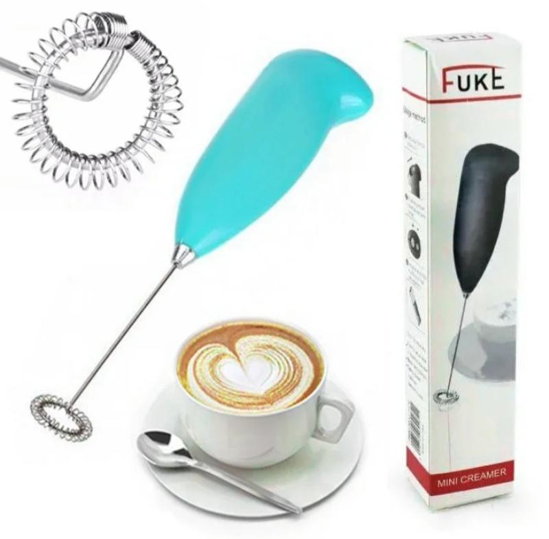 Капучинатор – збивач спінювач молока та вершків ∙ Міксер для кавових напоїв FUKE Mini Creamer - мініатюра 4