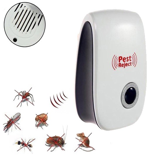 Електронний відлякувач комах та гризунів Electronic Pest Repeller, від мережі - мініатюра 3