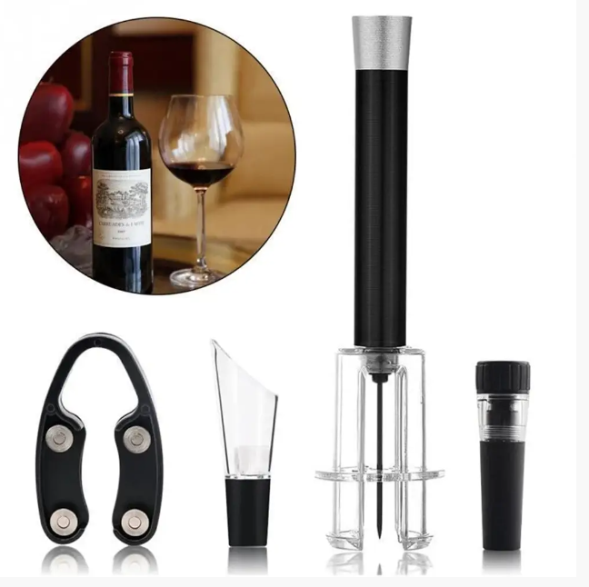 Штопор для вина WINO POP ∙ Винний набір для відкупорки пляшки - мініатюра 5