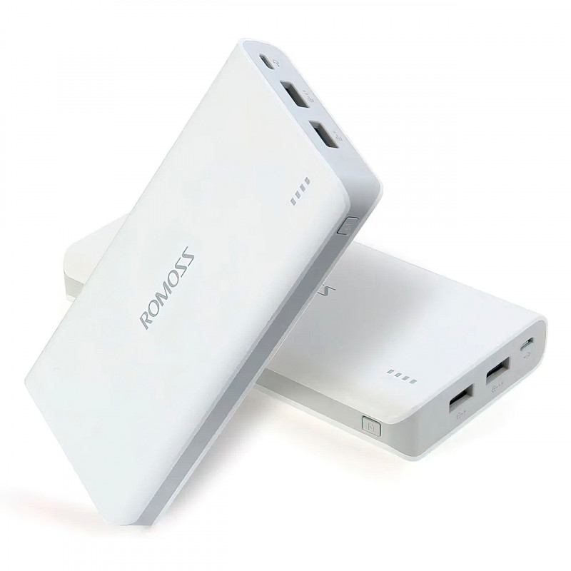 Портативний зарядний пристрій ROMOSS Sense 6 Powerbank 20000 мА/год ∙ Зовнішній акумулятор – павербанк USBx2, MicroUSB - мініатюра 2