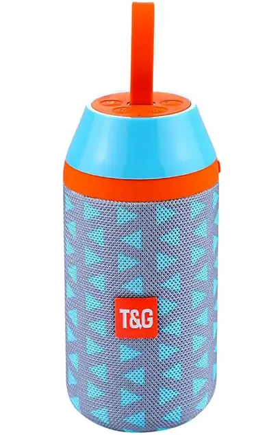 Бездротова вологостійка колонка T&G TG104 ∙ Портативний музичний динамік Bluetooth, USB, 3.5 мм Mini-Jack, microUSB