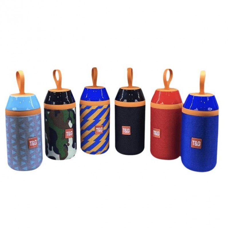 Бездротова вологостійка колонка T&G TG104 ∙ Портативний музичний динамік Bluetooth, USB, 3.5 мм Mini-Jack, microUSB - мініатюра 5