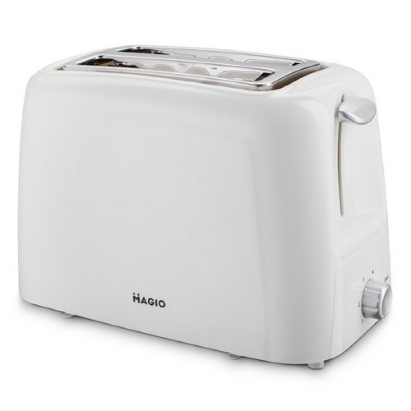 Тостер MAGIO MG-273, Чорний / білий