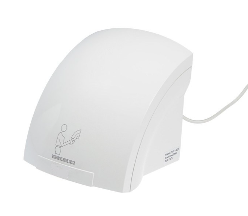 Сушарка для рук сенсорна VOLKSTECHNIK 1800W ∙ Настінна електрична сушка, Біла - мініатюра 2