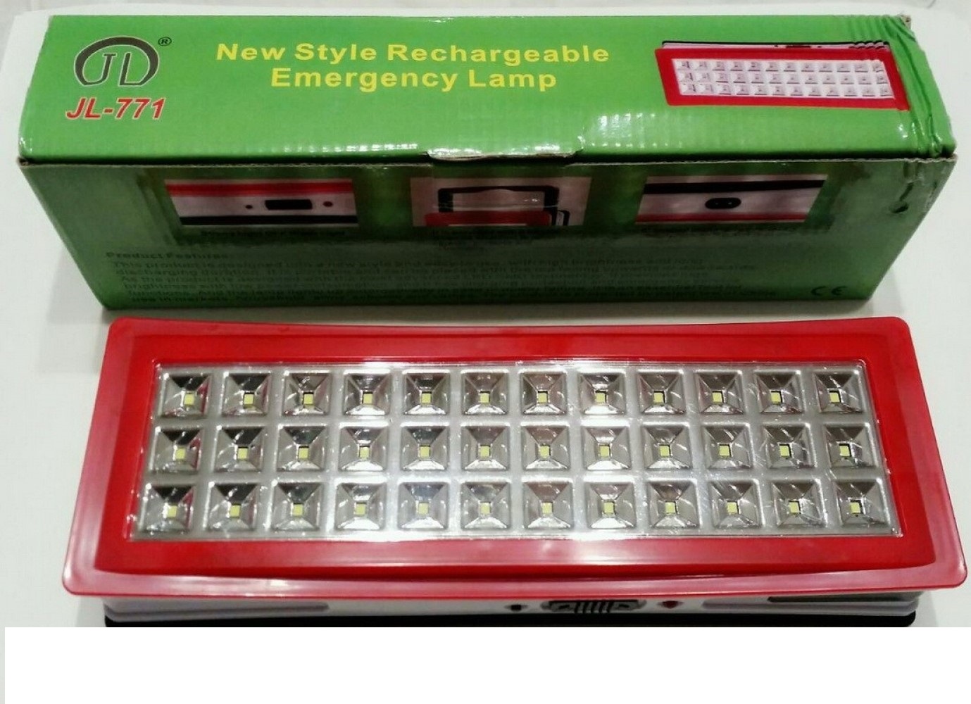 Акумуляторний ліхтар JL-771 Світлодіодний аварійний світильник LED лампа, 36 діодів - мініатюра 3