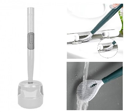 Настінний силіконовий йоршик Nordic Wind Щітка – йорж для унітазу з гнучкою лопаткою