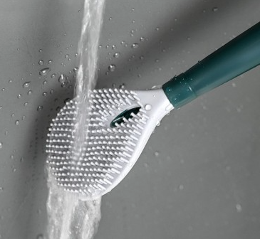 Настінний силіконовий йоршик Nordic Wind Щітка – йорж для унітазу з гнучкою лопаткою - мініатюра 4