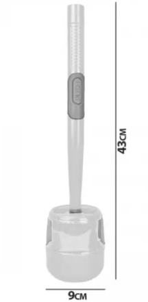 Настінний силіконовий йоршик Nordic Wind Щітка – йорж для унітазу з гнучкою лопаткою - мініатюра 6