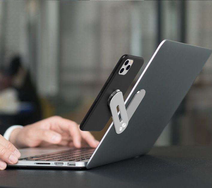 Магнітний тримач телефону Multifunctional Bracket із кріпленням на ноутбук/монітор комп'ютера - мініатюра 4