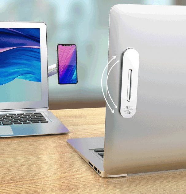 Магнітний тримач телефону Multifunctional Bracket із кріпленням на ноутбук/монітор комп'ютера - мініатюра 6