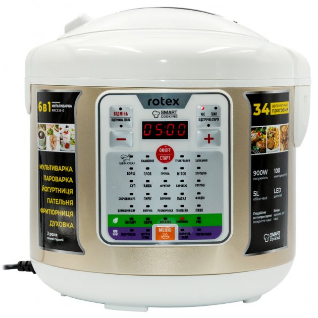 Мультиварка ROTEX RMC530-G - мініатюра 2