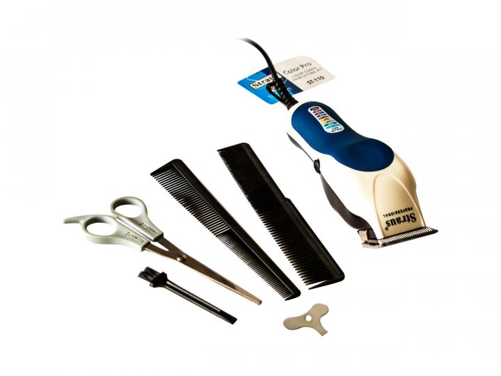 Машинка для стрижки волосся Straus ST-110 з 12 насадками в кейсі - мініатюра 3