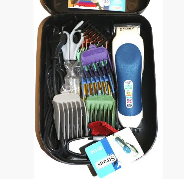 Машинка для стрижки волосся Straus ST-110 з 12 насадками в кейсі - мініатюра 5