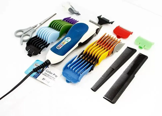 Машинка для стрижки волосся Straus ST-110 з 12 насадками в кейсі - мініатюра 6