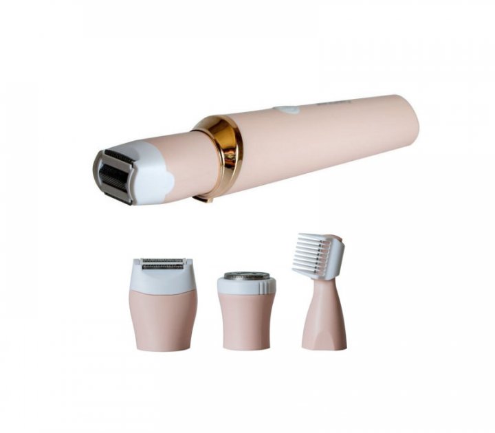 Багатофункціональний жіночий тример Maxtop MP-078 3 в 1 з насадками для обличчя та тіла