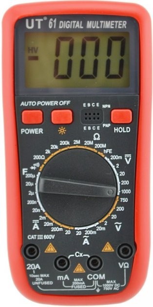 Професійний цифровий мультиметр – тестер Digital UT61