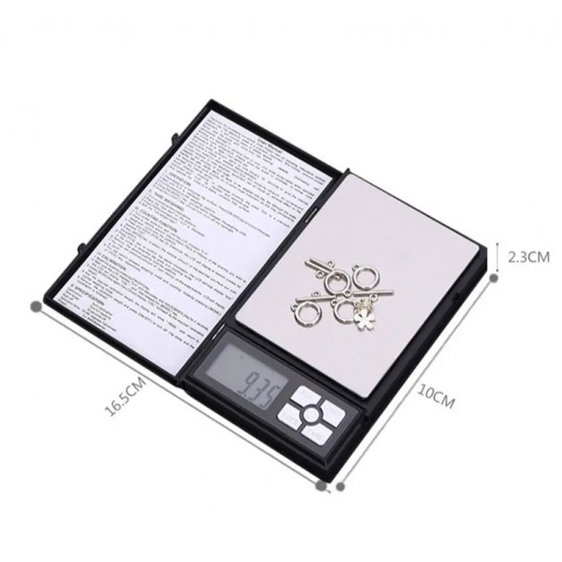 Ювелірні ваги Notebook Series ACS 1108 Кишенькові ваги, 500г/0.01г - мініатюра 4