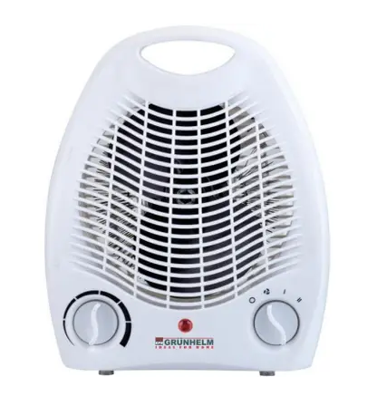 Дуйка GRUNHELM FH03 ∙ Побутовий тепловентилятор обігрівач дуйчик, 2000 Вт