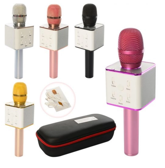 Бездротовий караоке мікрофон Q7 Bluetooth - мініатюра 3