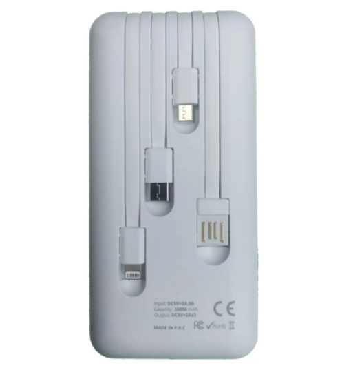 Зовнішній акумулятор King KP 10000 mAh Power Bank Портативний зарядний пристрій Повербанк