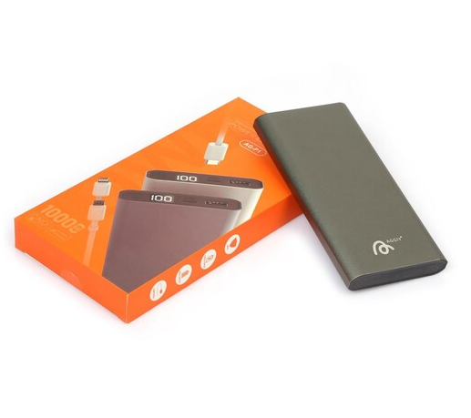 Універсальний зарядний пристрій AG-P1 10000 mAh Power Bank Зовнішній акумулятор Портативна мобільна зарядка Павербанк - мініатюра 2