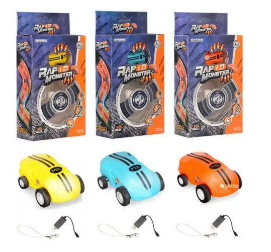 Машинка в кулі Rapid Monster ∙ Інтерактивна дитяча іграшка Машинка – спіннер USB - мініатюра 3