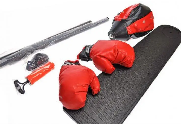 Дитячий боксерський набір Груша на стійці + Рукавички ∙ Спортивний комплект юного боксера - мініатюра 3