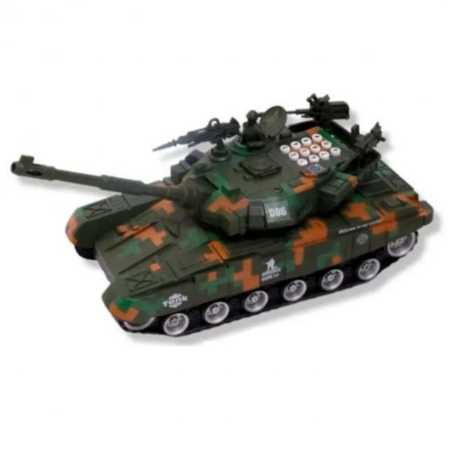 Танк - скарбничка DEPOSIT TANK FACE RECOGNATION ∙ Сейф у вигляді танка для купюр та монет з кодовим замком - мініатюра 2