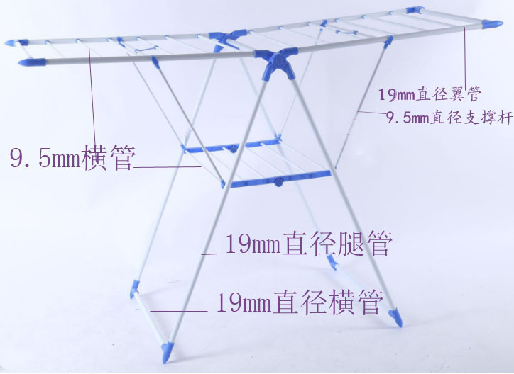 Розкладна сушарка для білизни ∙ Підлогова портативна сушка, 180 х 50 см - мініатюра 3