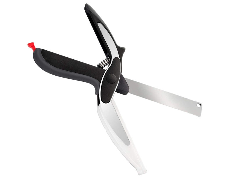 Кухонний ніж - ножиці Clever Cutter JN-59 TV One для швидкого нарізання та шаткування - мініатюра 2