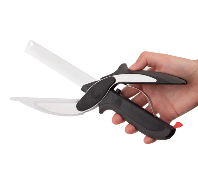 Кухонний ніж - ножиці Clever Cutter JN-59 TV One для швидкого нарізання та шаткування - мініатюра 5