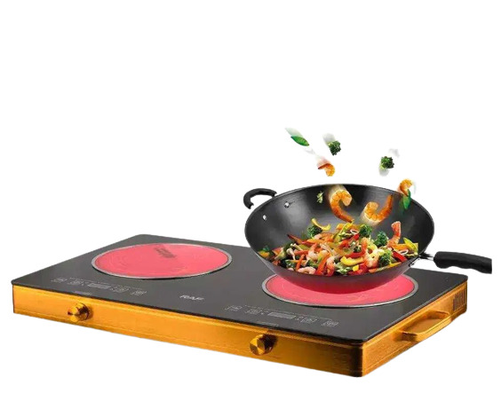 Інфрачервона електрична плита RAF 8088 ∙ Електроплита на 2 конфорки з сенсорним керуванням та дисплеєм, 4800W