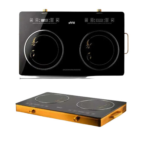 Інфрачервона електрична плита RAF 8088 ∙ Електроплита на 2 конфорки з сенсорним керуванням та дисплеєм, 4800W - мініатюра 3