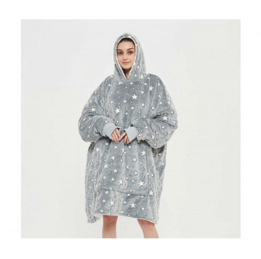 Дитяче худи Stars Dream, що світиться в темряві ∙ Люмінесцентний плед – толстовка з капюшоном