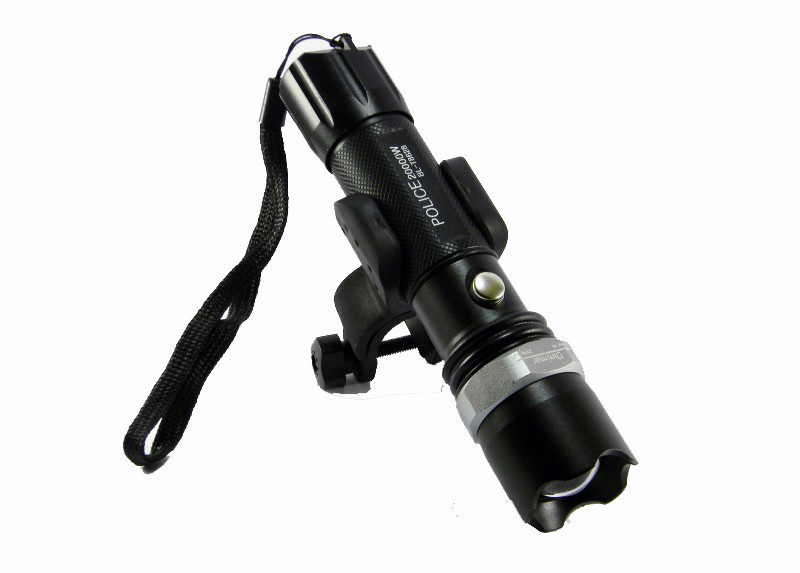 Потужний надяскравий велосипедний тактичний ліхтарик Bailong Police BL-8628 з велокріпленням у комплекті ∙ Живлення від вбудованого акумулятора / батарейок - мініатюра 2