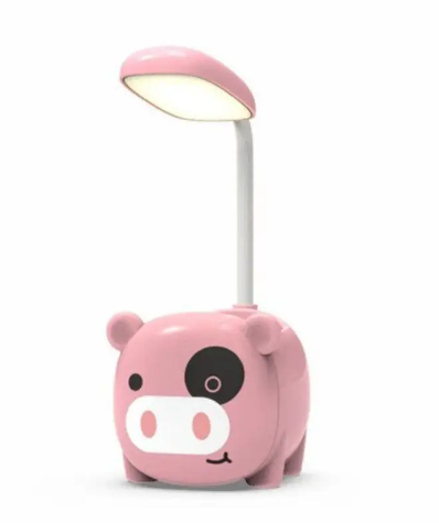 Дитяча настільна акумуляторна лампа Quite Light EL-2177 ∙ Портативний бездротовий USB світильник з органайзером для зберігання приладдя ∙ 3 режими свічення - мініатюра 2